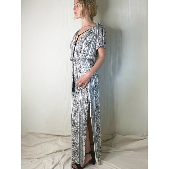 THE JETSET DIARIES TJD Cascara B&W Maxi Dress US XS NWT - Picture 8 of 16